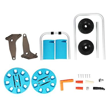 Imagem de Mangueira de jardim Carrinho Carrinho Mangueira portátil Organizador com rodas para jardim de jardim Irrigação ABS PP Tubo de alumínio 88x43x38cm