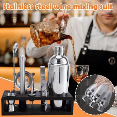 Imagem de Conjunto de ferramentas de bar profissional Bartenders Coqueteleira Co