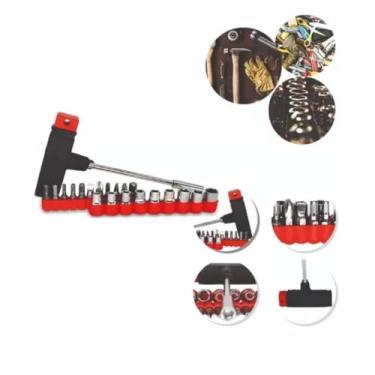 Imagem de Jogo Chave T 20 Bits Soquete Aço Carbono Ferramenta Profissional