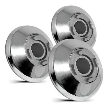Imagem de Kit 3 Dispositivos de Retorno em Aço Inox Brustec para Piscina de Alve