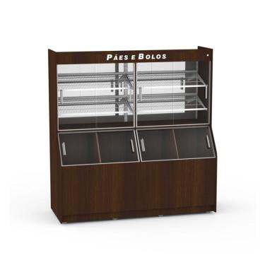 Imagem de Vitrine de Padaria Tulha 2M Tabaco APTU 2000 Refrimate