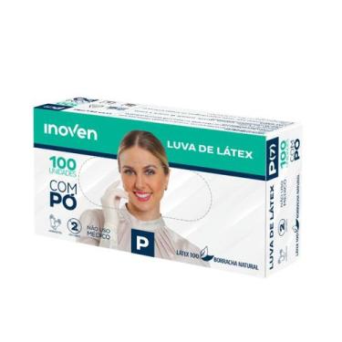 Imagem de Luva de Procedimentos com Pó CA 45332 P com 100 unidades Inoven