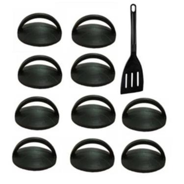 Imagem de Pomel Puxador Pegador Para Tampa De Panela Com Espátula