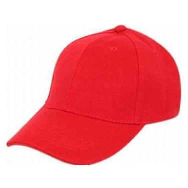 Imagem de Chapéu Jockey Red com fecho de tiras autocolantes em Gabardine - Light
