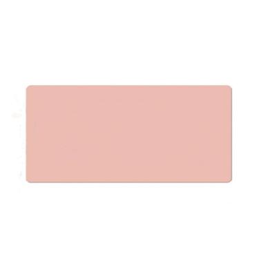 Imagem de Kit 2 Mouse Pad Grande 90X40 Antiderrapante Slim Rosa Claro