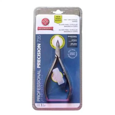 Imagem de Alicate Cutícula Profissional Precision Premium Inox Mundial