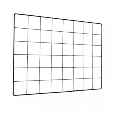 Imagem de Memory Board, Quadro de Memórias, Tela Aramada, Mural De Fotos + Pregadores e Fixador C/Adesivo (BRANCO,30X40)