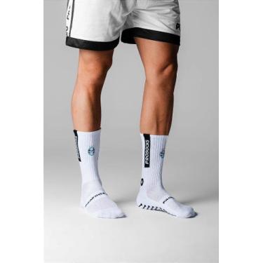 Imagem de Meia Prosocks Ultragrip Grêmio - Tamanho Único Adulto, Branco