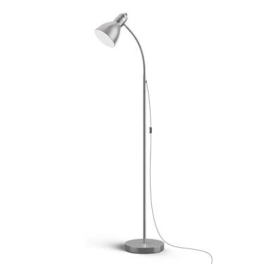 Imagem de Luminária de chão LEPOWER Metal Adjustable Gooseneck Silver
