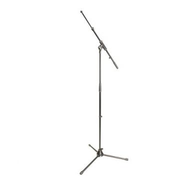 Imagem de Tripé,suporte telescópico reto/girafa P/microfone c/haste removível,aç