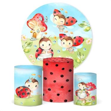 Imagem de Painel De Festa E Capa Cilindro Decoração Sublimado Joaninh