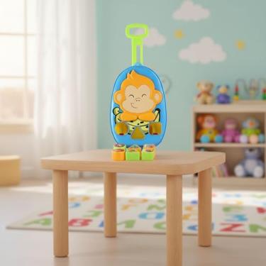 Imagem de Brinquedo Baú Didático Macaquinho – Caixa Educativa, Estimula Coordenação Motora, Criatividade e Habilidades Cognitivas, Ideal para Crianças a Partir de 1 Ano