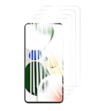 Imagem de Protetor de tela para Xiaomi Poco X5 Pro, 4 unidades, vidro temperado, cristal de alumínio, capa antirriscos, compatível com impressão digital de 6,67" (HD)