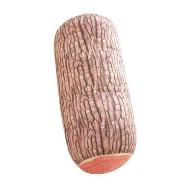 Imagem de Brinquedo de tronco de árvore de pelúcia realista, boneca de madeira d