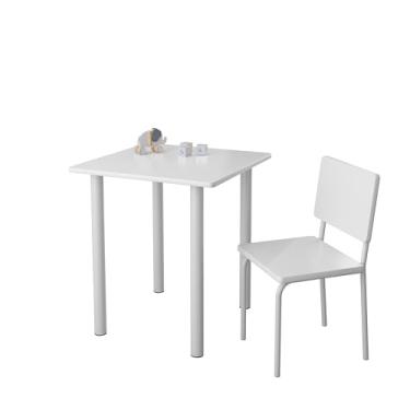 Imagem de Conjunto Infantil Mesa e Cadeira Ideal para Brincar Estudar e Desenhar
