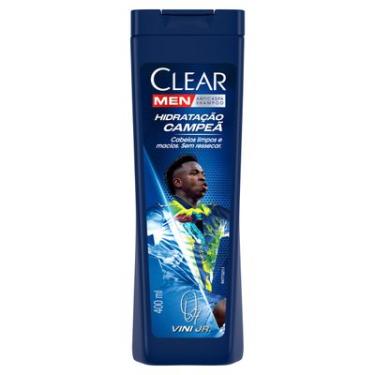 Imagem de Shampoo Anticaspa Clear Men Vini Jr. Hidratação Campeã 400ml