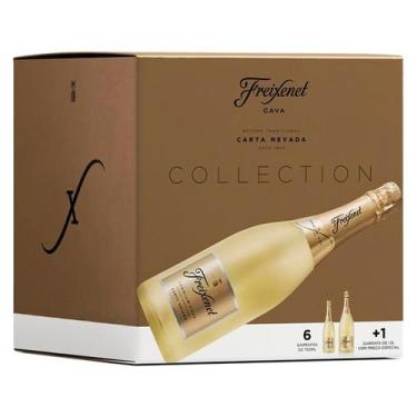 Imagem de Kit espumante freixenet collection carta nevada 6x750ml + 1x1,5l