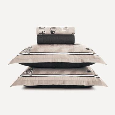 Imagem de Jogo de cama Infantil Casal 200 Fios Algodão Skate Karsten, U