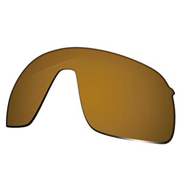 Imagem de Glintbay Lentes de óculos de sol de substituição 100% precisas para Oakley Sutro Lite OO9463 - Espelho dourado bronze polarizado