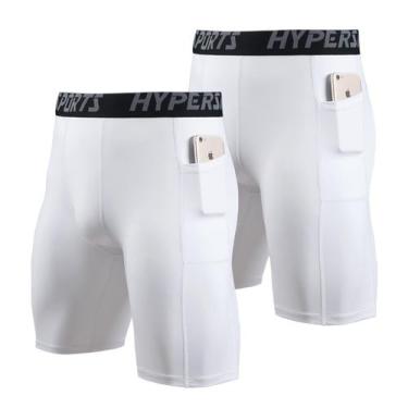 Imagem de Shorts de compressão Towintec para homens com bolso