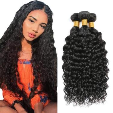 Imagem de Pacotes de cabelo WuvusNM Kinky Curly 100% Brazilian Remy 45-55cm