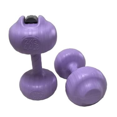 Imagem de Zxpjkyu 2 Halteres Infláveis ​​com água – Aparelho de Treino Versátil para Crianças – Halteres para Treino de Força E Fitness, 4kg