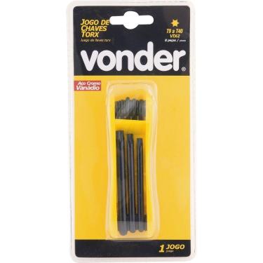 Imagem de Jogo Chave Torx T9-t40 Canivete Plástico Com 8 Pç Vtx2 Vonder