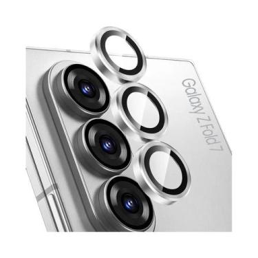 Imagem de Protetor De Lente De Câmera Em Vidro Temperado De Liga De Alumínio Par