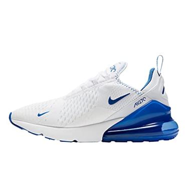 Imagem de Nike Tênis masculino Air Max 270, Branco/Racer Blue-game Royal, 41