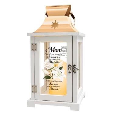 Imagem de Lanterna memorial, presentes de simpatia pela perda da mãe, presentes de memória, presentes de luto, celebração da vida, lanterna funerária para perda da mãe