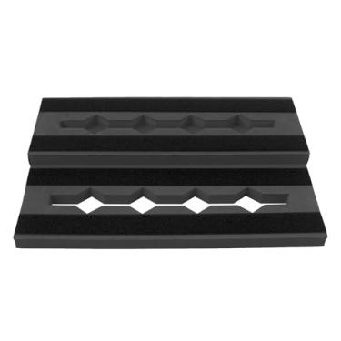 Imagem de Luocute Placa de Pedal de Efeitos de Guitarra, Pedaleira Leve de EVA de Alta Densidade Com Design de Gerenciamento de Cabos, Capas de Placas de Pedal de Baixo de Guitarra para