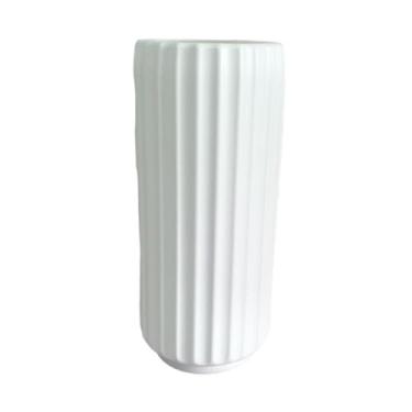 Imagem de Generic Vaso de chão alto para decoração de casa, moderno, para plantas de interior e exterior, arranjo de mesa, vaso de flores para prateleira, estilo, 30cm X 12cm X 12cm