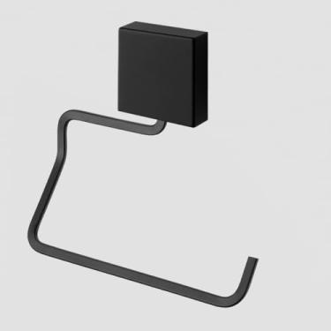 Imagem de TOALHEIRO ROSTO FIXARE - 19X16X6CM - PRETO FOSCO