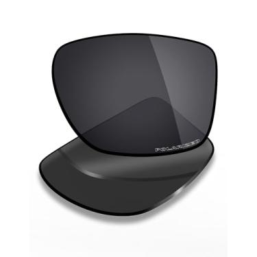 Imagem de Mryok Lentes de reposição ultra polarizadas para óculos Oakley Chamfer Squared OX8143 54 mm, HD Polarized, proteção UV, resistente a impactos e ajuste perfeito - Stealth Black