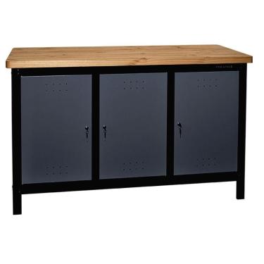 Imagem de Bancada Profissional Fechada 1,50 Metros Dark Presto