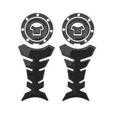 Imagem de Adesivo Protetor Universal Para Tampa De Tanque De Combustível De Moto