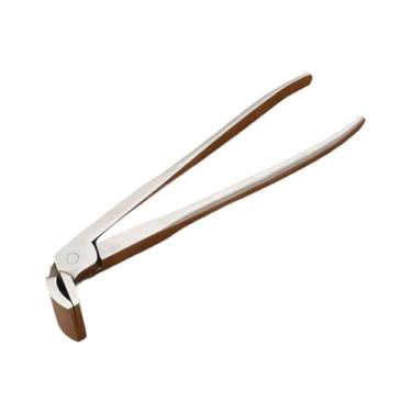 Imagem de Baoblaze Alicate de alisamento para artesanato em couro, alicate de pressão para bordas, de ponta chata que economiza trabalho, Cotovelo