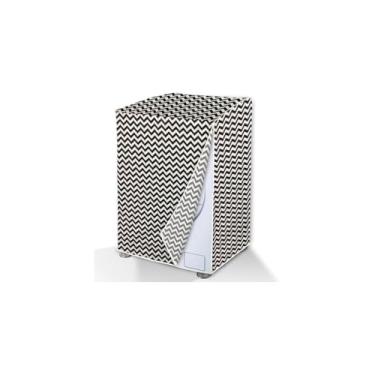 Imagem de Capa para Máquina de Lavar, Laminada de PVC e Poliéster, Tamanho G, 2 Peças, Proteção contra Poeira e Arranhões, Compatível com Electrolux, Brastemp, Mabe