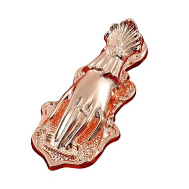 Imagem de Sclmgo Suporte para Livros Vintage em Formato de Mão, Porta-diários, Porta-arquivos de Papel, Prendedor de Documentos, Rosa Dourada