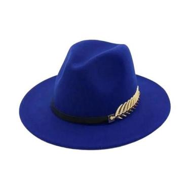 Imagem de Chapéus De Jazz De Lã Com Aba Larga Para Casais, Estilo Vintage Britân