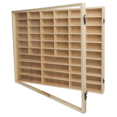 Imagem de JunZheHub Vitrine para Carrinhos de Brinquedo – Prática, Organizada – Fixada Na Parede – Prateleira para Armazenamento de Carrinhos em Miniatura, com Porta à Prova de Poeira, Tamanho real