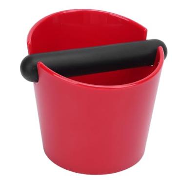 Imagem de aqxreight Caixa de Batida de café à Prova de Respingos de Plástico Antiderrapante Inferior Absorção de Meia Caixa de Batida de Grãos de café Com Barra de Vermelho Sua Máquina Após o Tempo de Energia