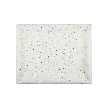 Imagem de Tecido de tule com glitter com lantejoulas de lua estrela, rolos de 3 jardas x 150 cm de largura, material transparente brilhante para saias tutu e decoração (marfim)