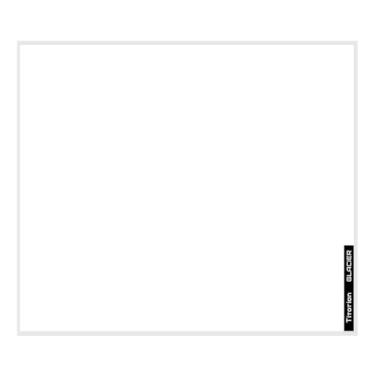 Imagem de Mouse Pad Gamer de Vidro SPEED GLACIER Profissional 49x42 Premium Branco Preto Hexágono Titorion (Branco)