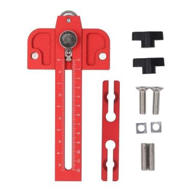Imagem de Estink Serra de Mesa Com Rolo, Gabarito de Corte Fino para Serra de Mesa de Fita de Router Ajusta a Ranhuras Em T 3/4 X 3/8 & /8 X 1/4 Escala Dupla Métrica Imperial Liga de