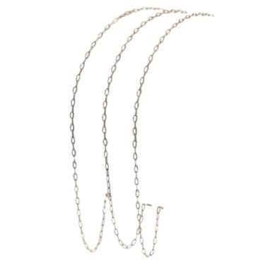 Imagem de Gargantilha Feminina Corrente Bailarina Mini Ouro 18K 750 50 cm Fina com Certificado