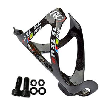 Imagem de Gaiola de garrafa de carbono, suporte de garrafa de bicicleta, gaiola de garrafa de água de carbono, ciclismo para bicicleta de estrada, MTB, gaiola de garrafa ajustável ultraleve