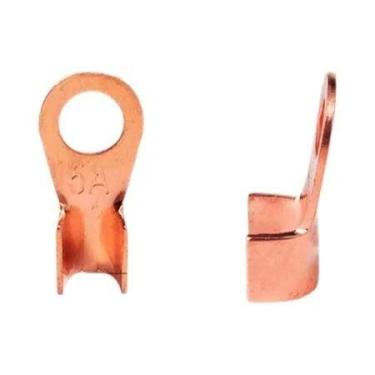 Imagem de Conector Terminal De Fio De Cobre Vermelho Sem Isolamento OT 5A-250A T