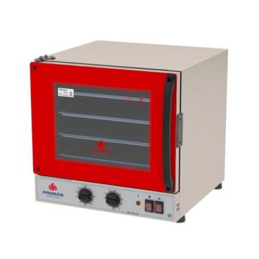 Imagem de Forno Turbo Industrial Fast Oven PRP-004 G2 Progás Vermelho, 110V