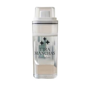 Imagem de Dispenser Organizador Lavanderia 2,3 litros ou 1,5 Litros Acrílico - Amaciante, Sabão em Pó e Liquido, Tira Manchas(G 2,3L Tira Manchas)